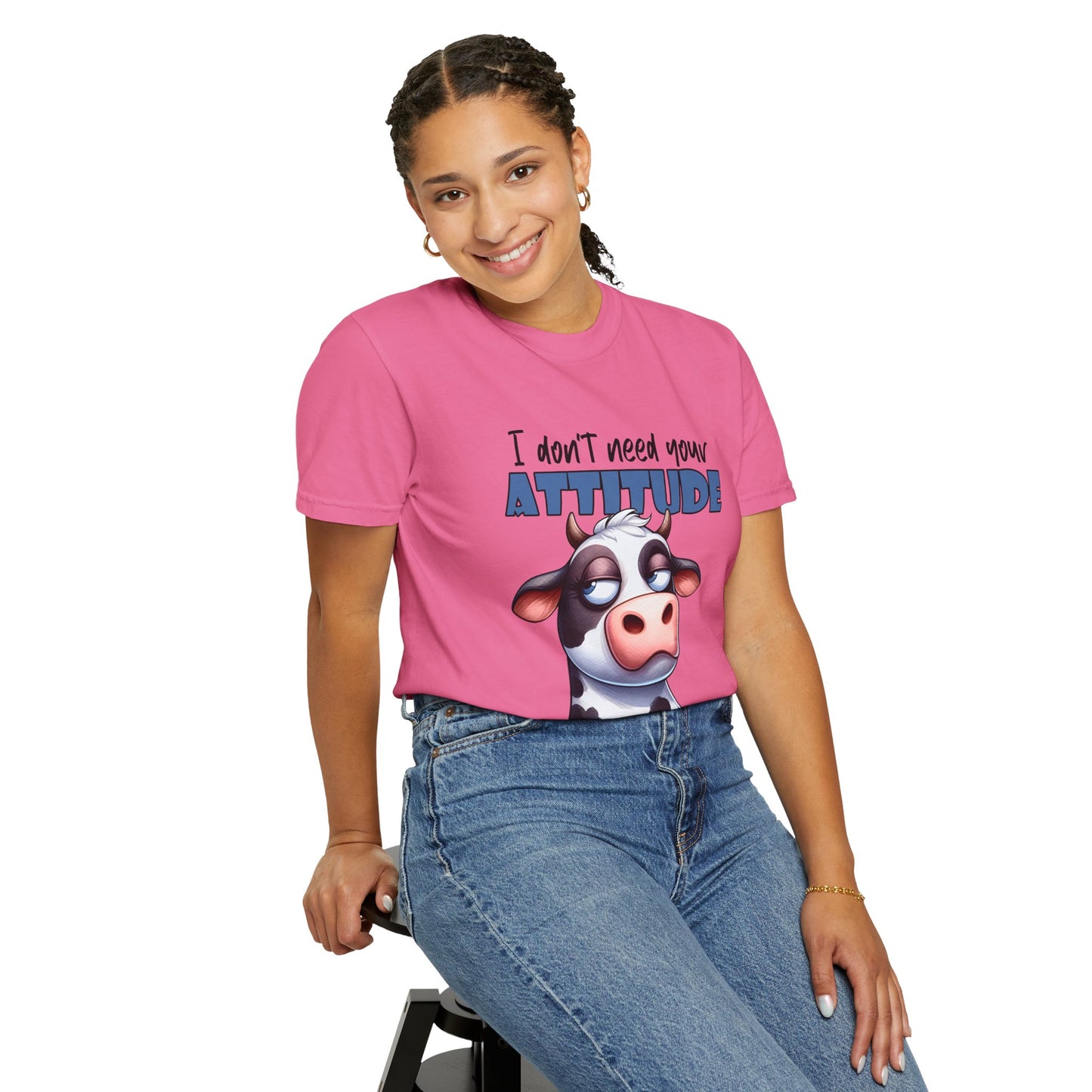 Funny Cow Attitude T-Shirt