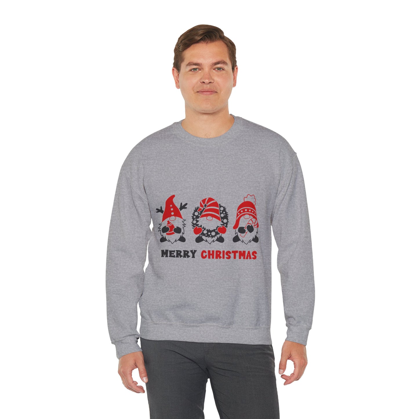 Merry Christmas Crewneck Sweatshirt, Holiday Gift, Unisex Sweatshirt, Cozy Winter Apparel, Festive Sweatshirt, Christmas Sweater