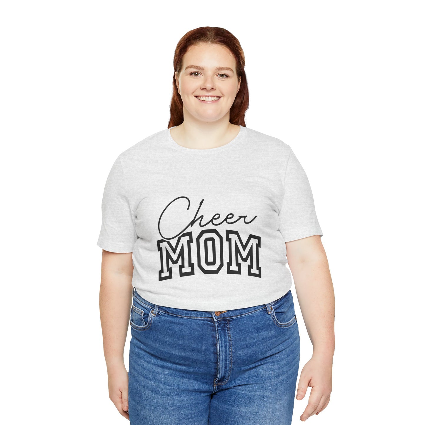 "Cheer Mom" T-Shirt | Gameday T-Shirt | Cheerleading Mom Tee, Unisex Tee, Perfect for Sports Events, Gift for Mother's Day, Casual Wear, Family Gatherings, Supportive Apparel