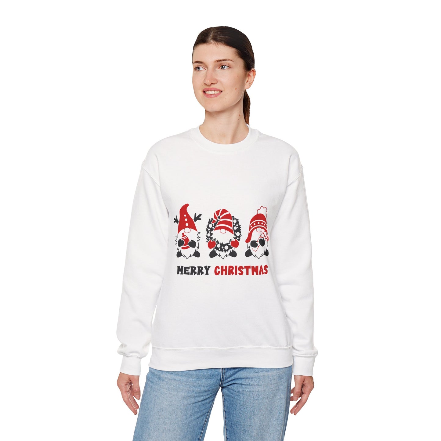Merry Christmas Crewneck Sweatshirt, Holiday Gift, Unisex Sweatshirt, Cozy Winter Apparel, Festive Sweatshirt, Christmas Sweater