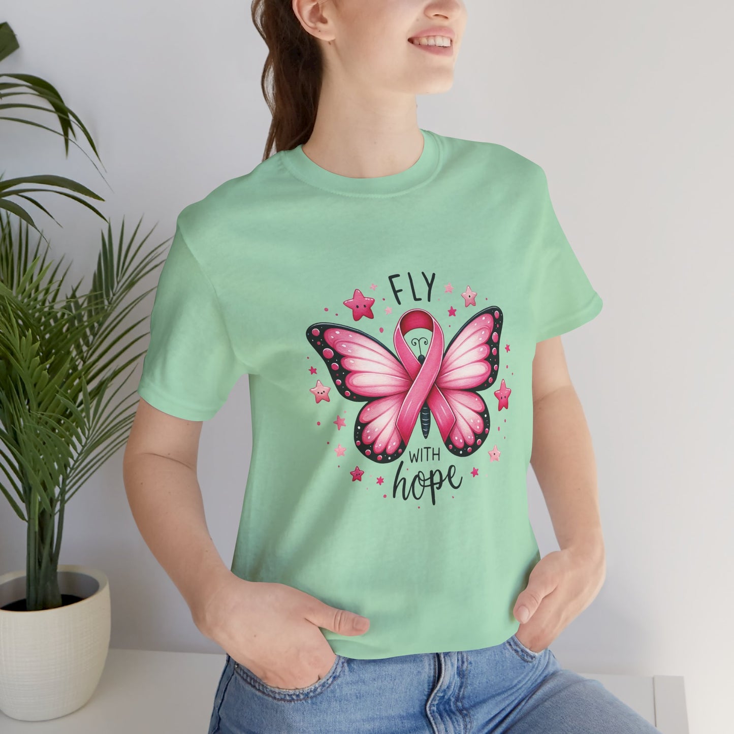 Breast Cancer Hope Butterfly Tee