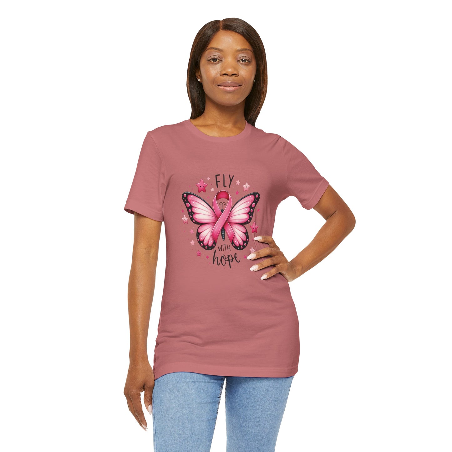 Breast Cancer Hope Butterfly Tee