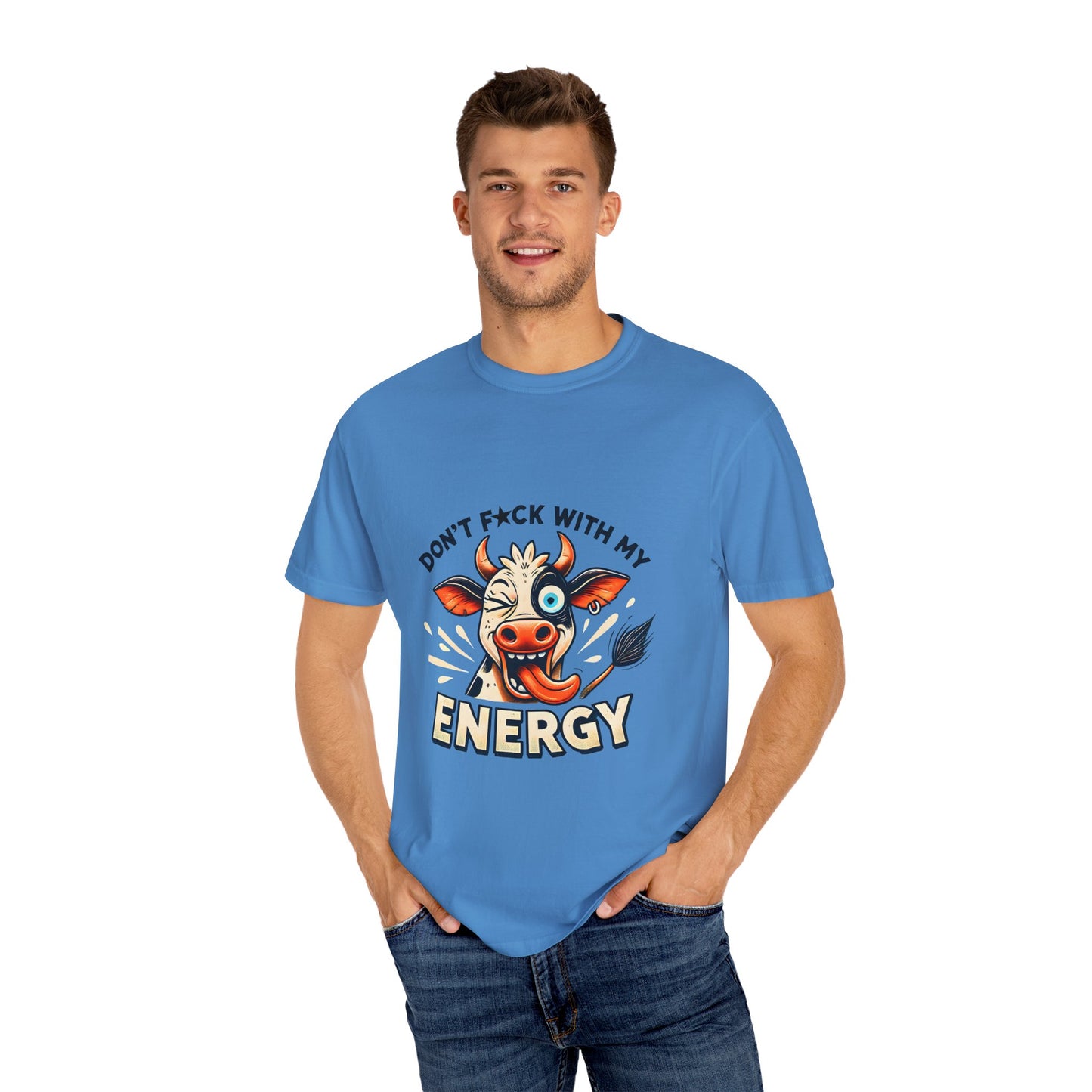 Don't F*ck with My Energy Unisex T-Shirt, Fun Graphic Tee for Animal Lovers, Casual Wear, Gift for Friends, Humor Tee