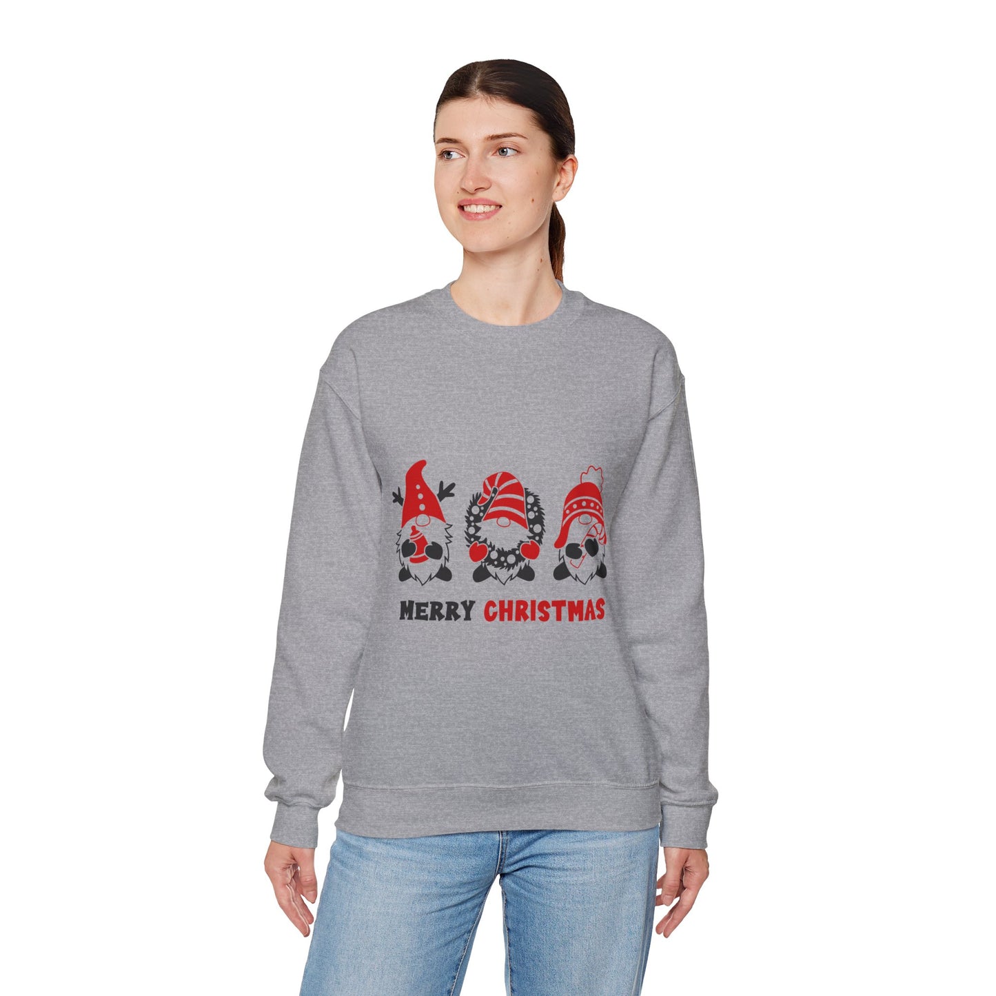 Merry Christmas Crewneck Sweatshirt, Holiday Gift, Unisex Sweatshirt, Cozy Winter Apparel, Festive Sweatshirt, Christmas Sweater