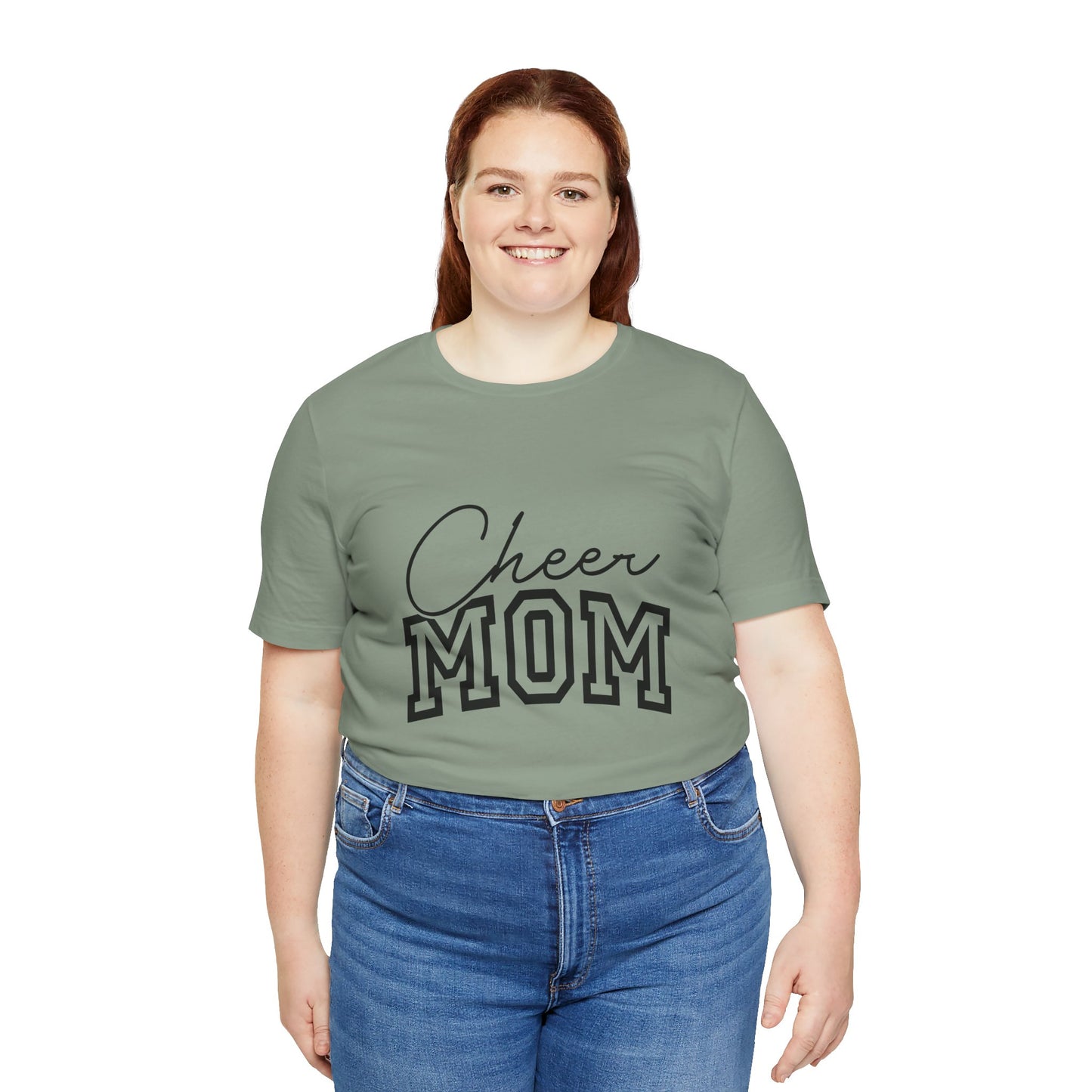 "Cheer Mom" T-Shirt | Gameday T-Shirt | Cheerleading Mom Tee, Unisex Tee, Perfect for Sports Events, Gift for Mother's Day, Casual Wear, Family Gatherings, Supportive Apparel