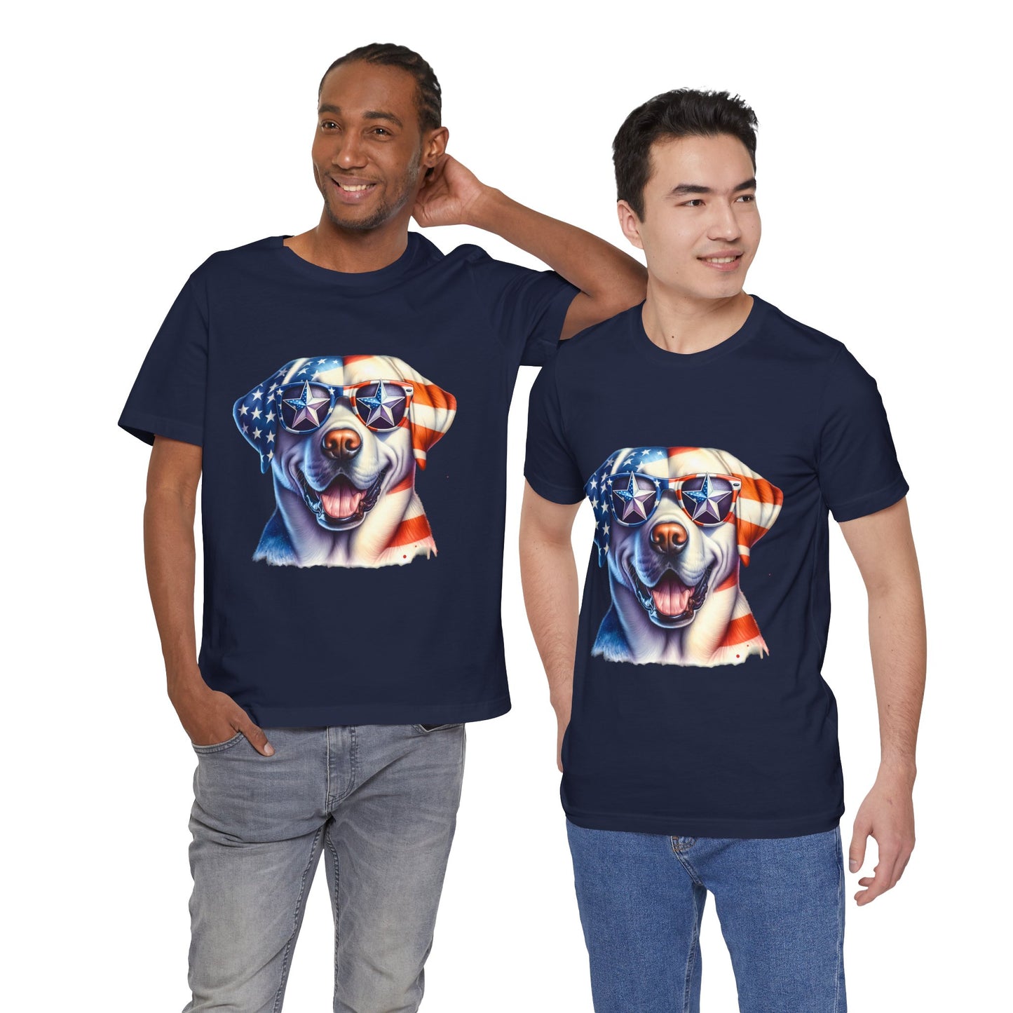 Patriotic Tee, Dog Flag Shirt, Patriotic Apparel, Red White Blue Tee, USA Patriotic Tee