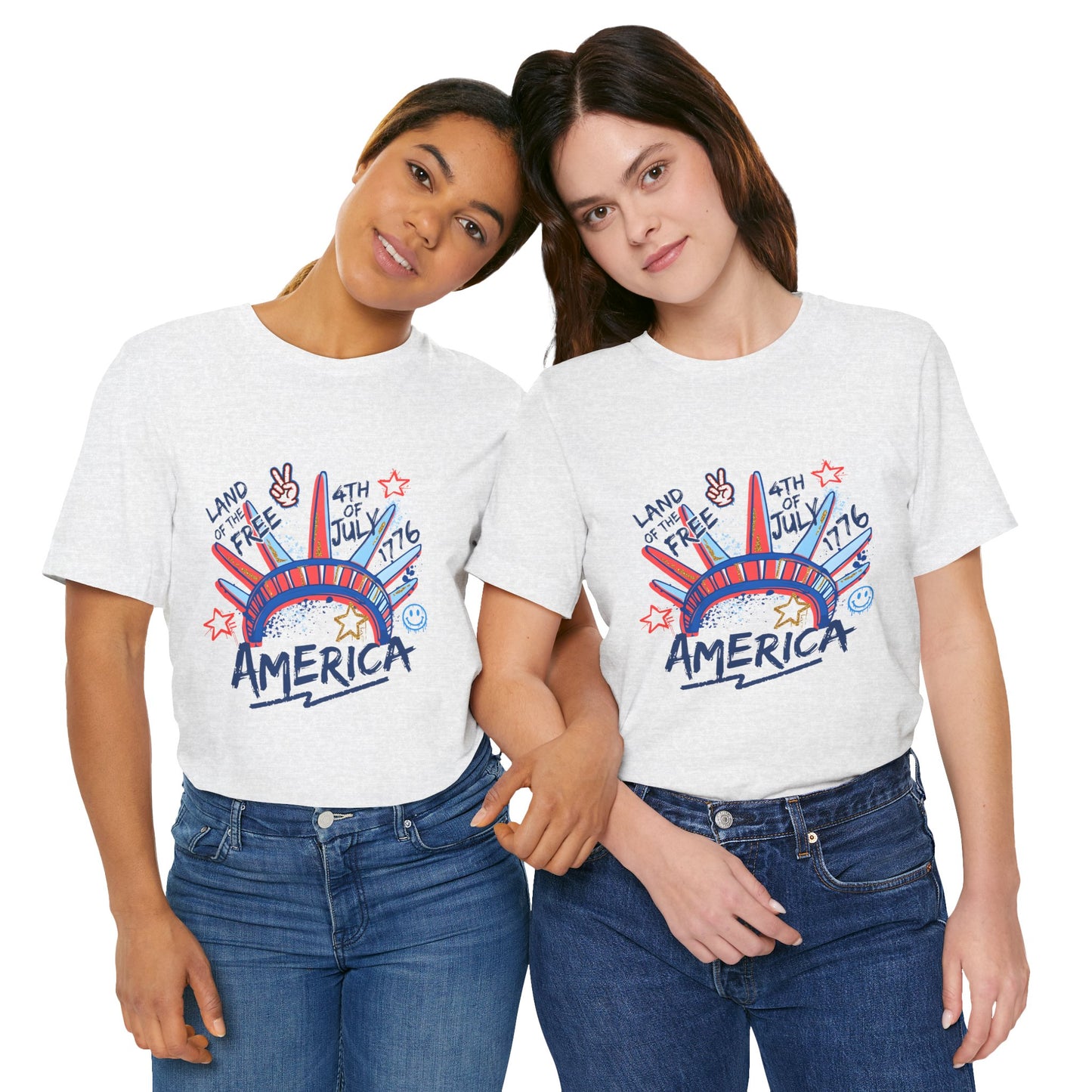 Patriotic Graphic Tee for Independence Day, 4th of July Shirt, Freedom Celebration Apparel, Gift for American Pride, Casual Summer Wear