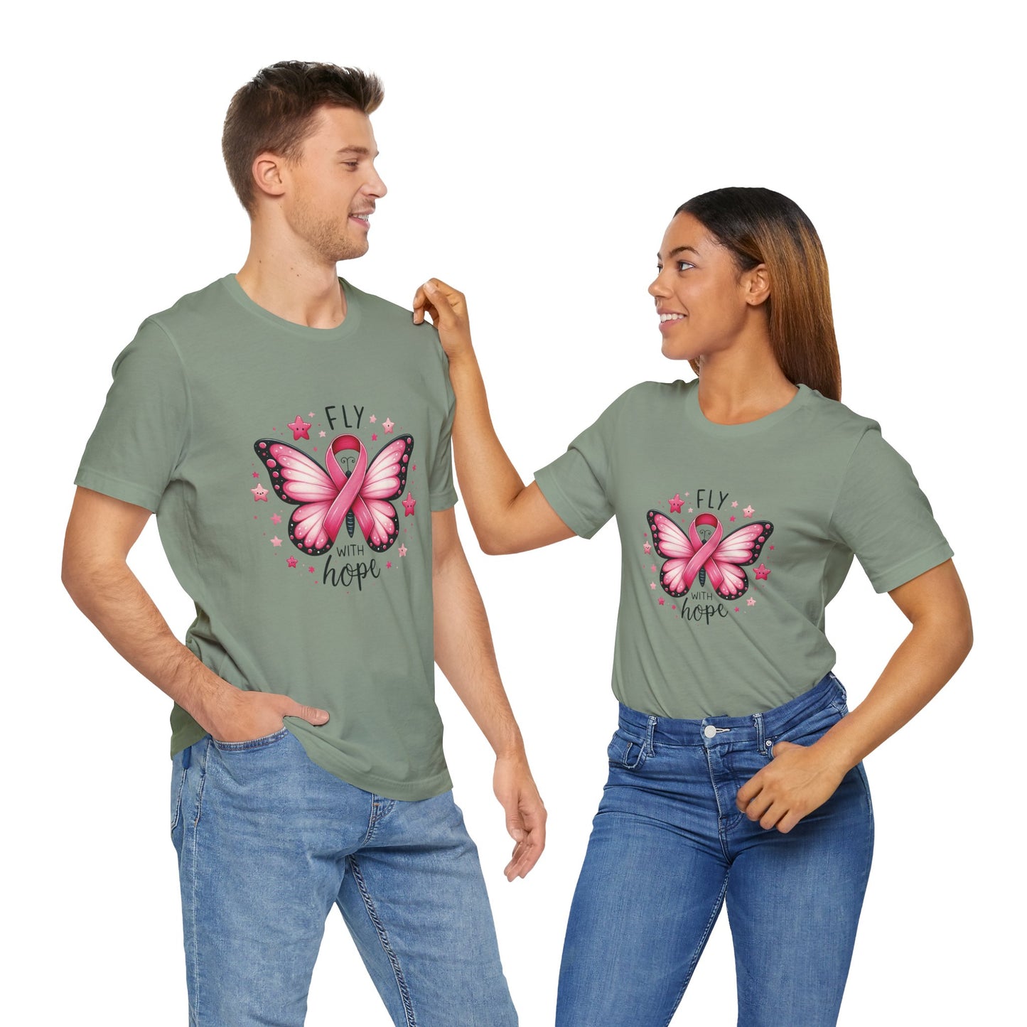 Breast Cancer Hope Butterfly Tee