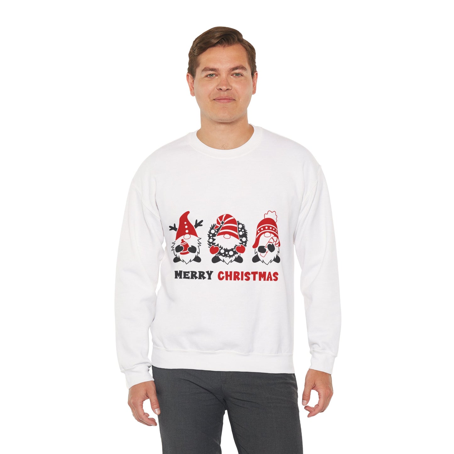 Merry Christmas Crewneck Sweatshirt, Holiday Gift, Unisex Sweatshirt, Cozy Winter Apparel, Festive Sweatshirt, Christmas Sweater