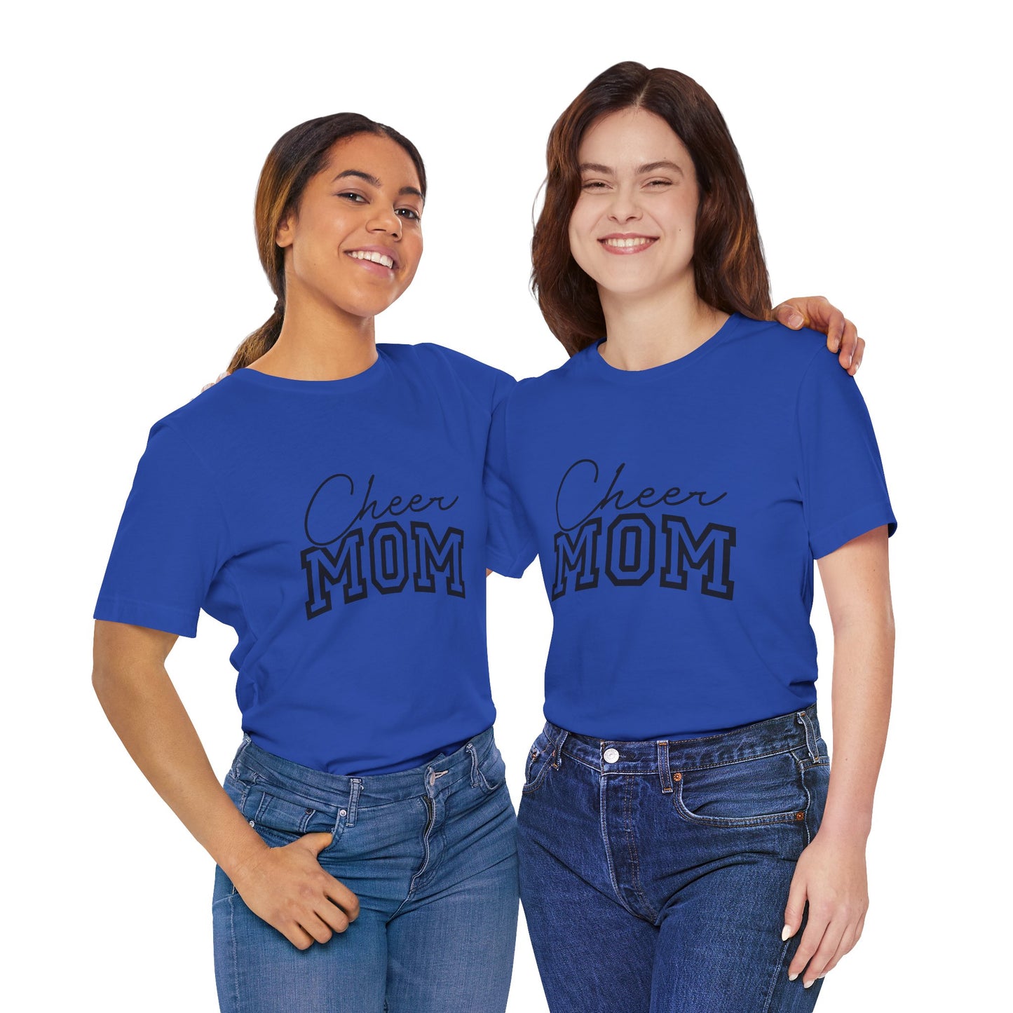 "Cheer Mom" T-Shirt | Gameday T-Shirt | Cheerleading Mom Tee, Unisex Tee, Perfect for Sports Events, Gift for Mother's Day, Casual Wear, Family Gatherings, Supportive Apparel