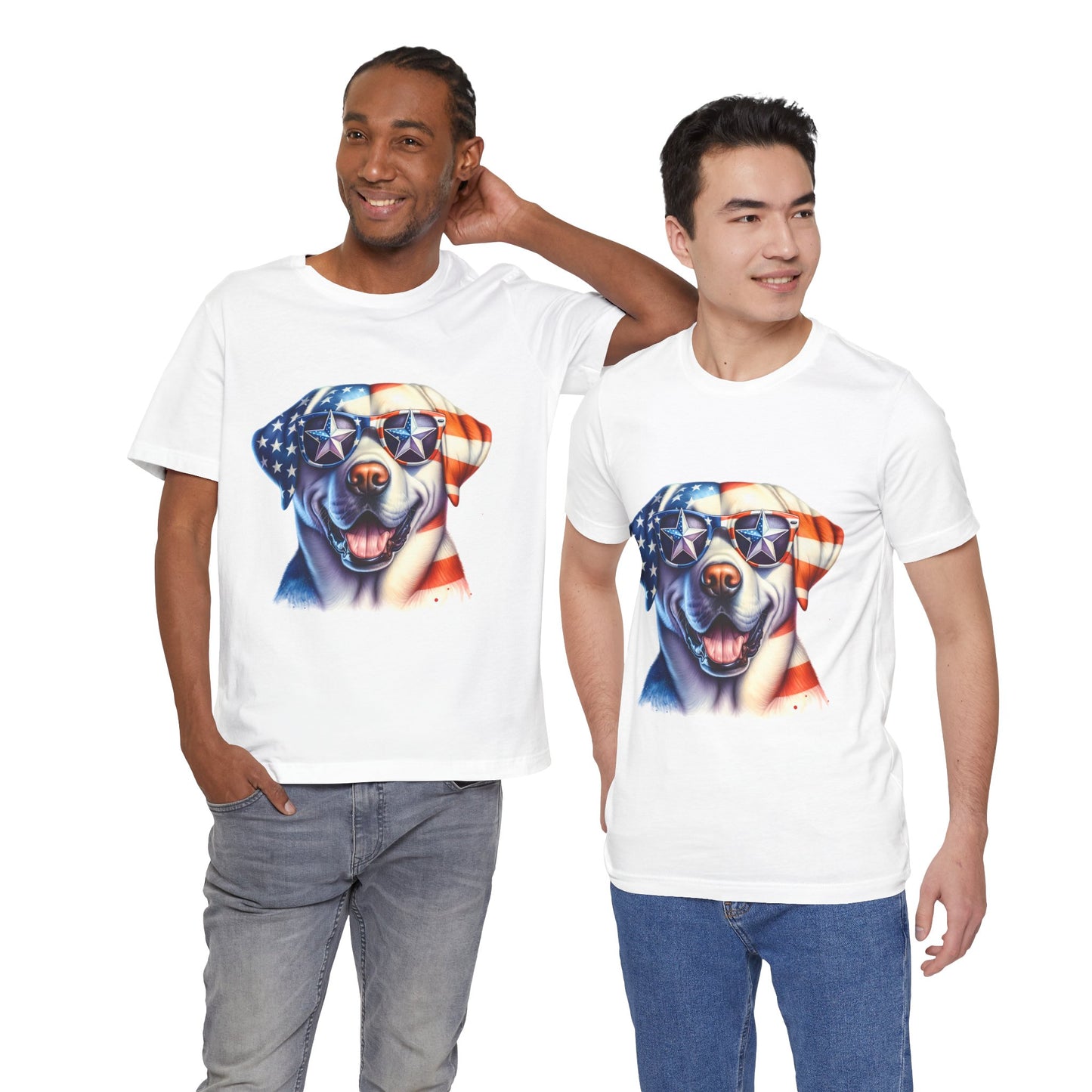 Patriotic Tee, Dog Flag Shirt, Patriotic Apparel, Red White Blue Tee, USA Patriotic Tee