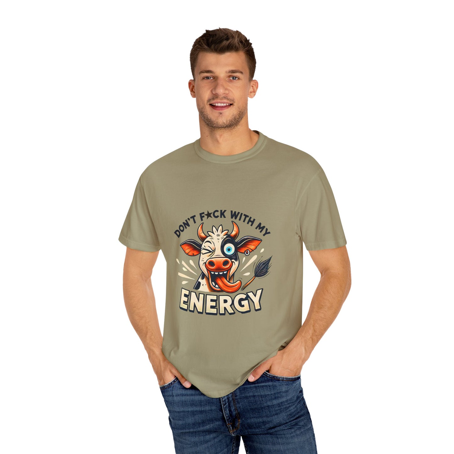 Don't F*ck with My Energy Unisex T-Shirt, Fun Graphic Tee for Animal Lovers, Casual Wear, Gift for Friends, Humor Tee