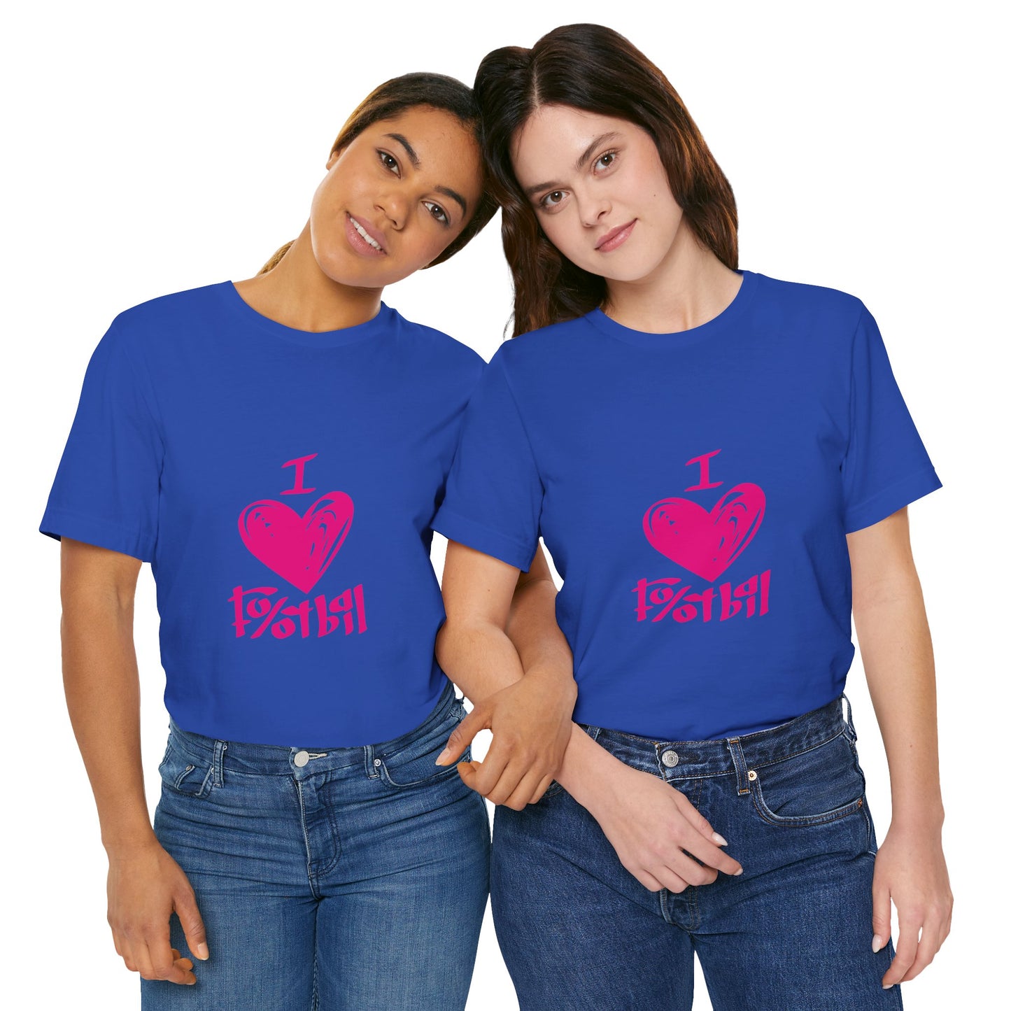 "I Love Football" T-Shirt | Classic Game Day Tee - Perfect for Sports Fans, Game Day, Birthday Gifts, Casual Wear, Team Spirit