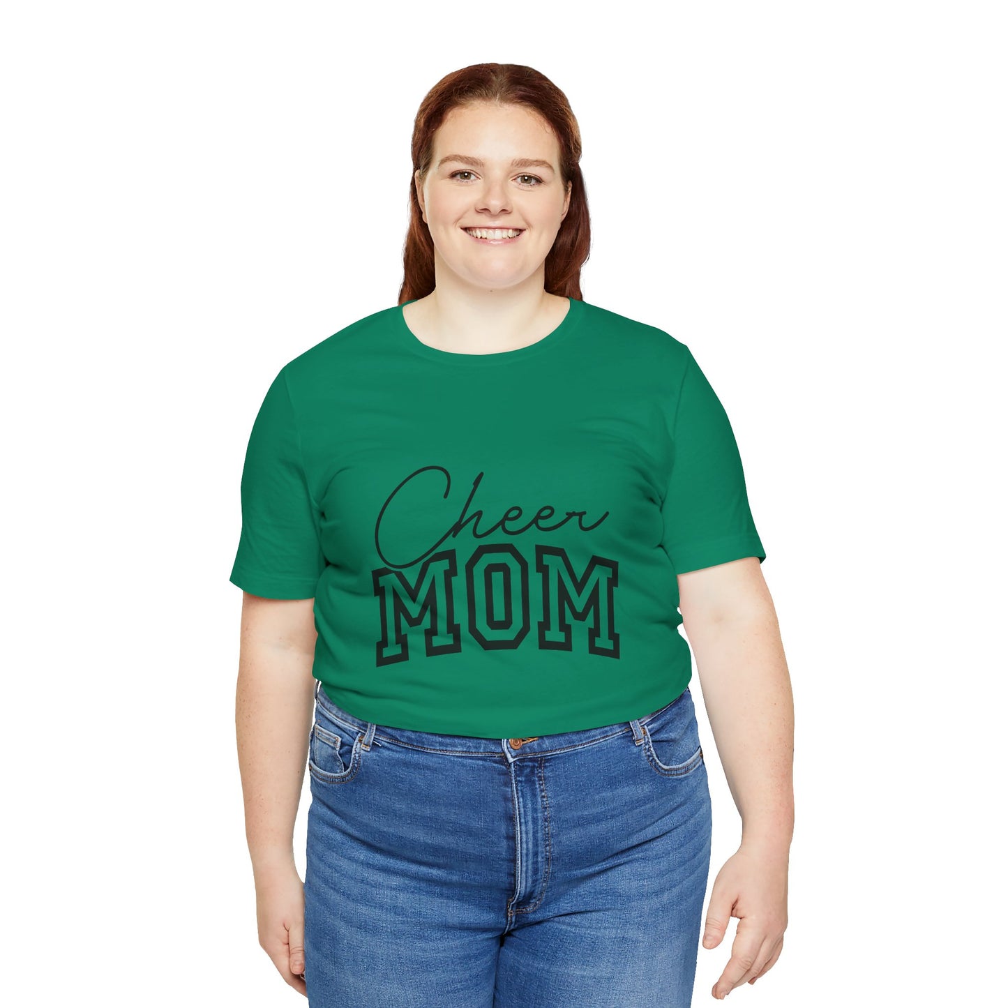 "Cheer Mom" T-Shirt | Gameday T-Shirt | Cheerleading Mom Tee, Unisex Tee, Perfect for Sports Events, Gift for Mother's Day, Casual Wear, Family Gatherings, Supportive Apparel